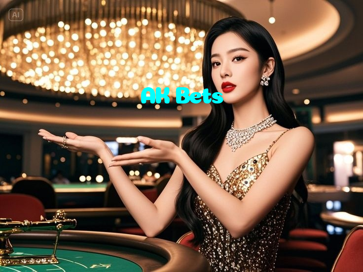 AK Bets casino presented on mobile device in Pakistan with slots and live games