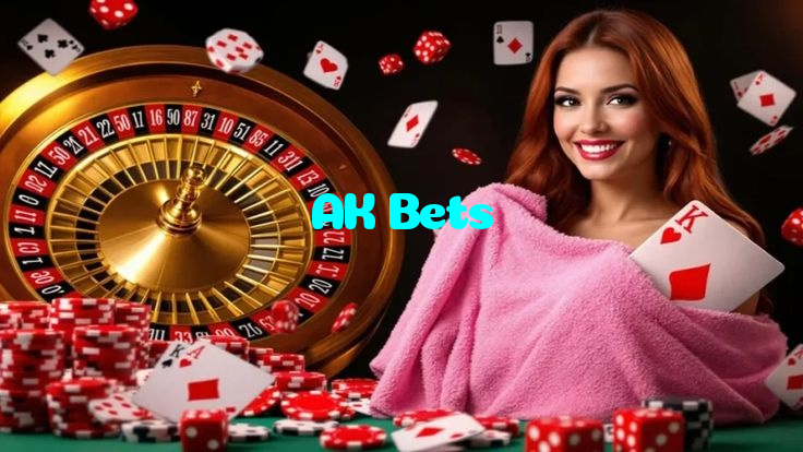 AK Bets casino presented on mobile device in Pakistan with slots and live games